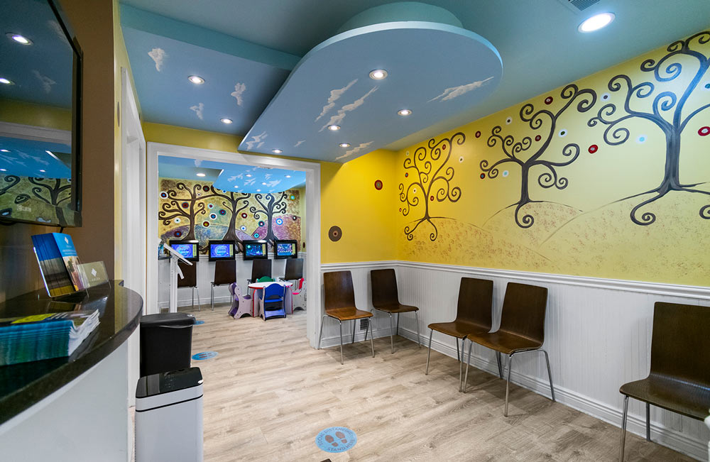 Reception area of Staten Island Pediatric Dentistry