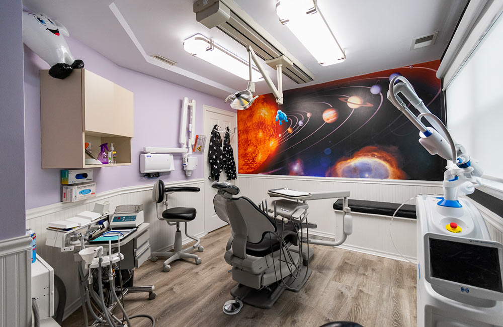 Treatment room at Staten Island Pediatric Dentistry